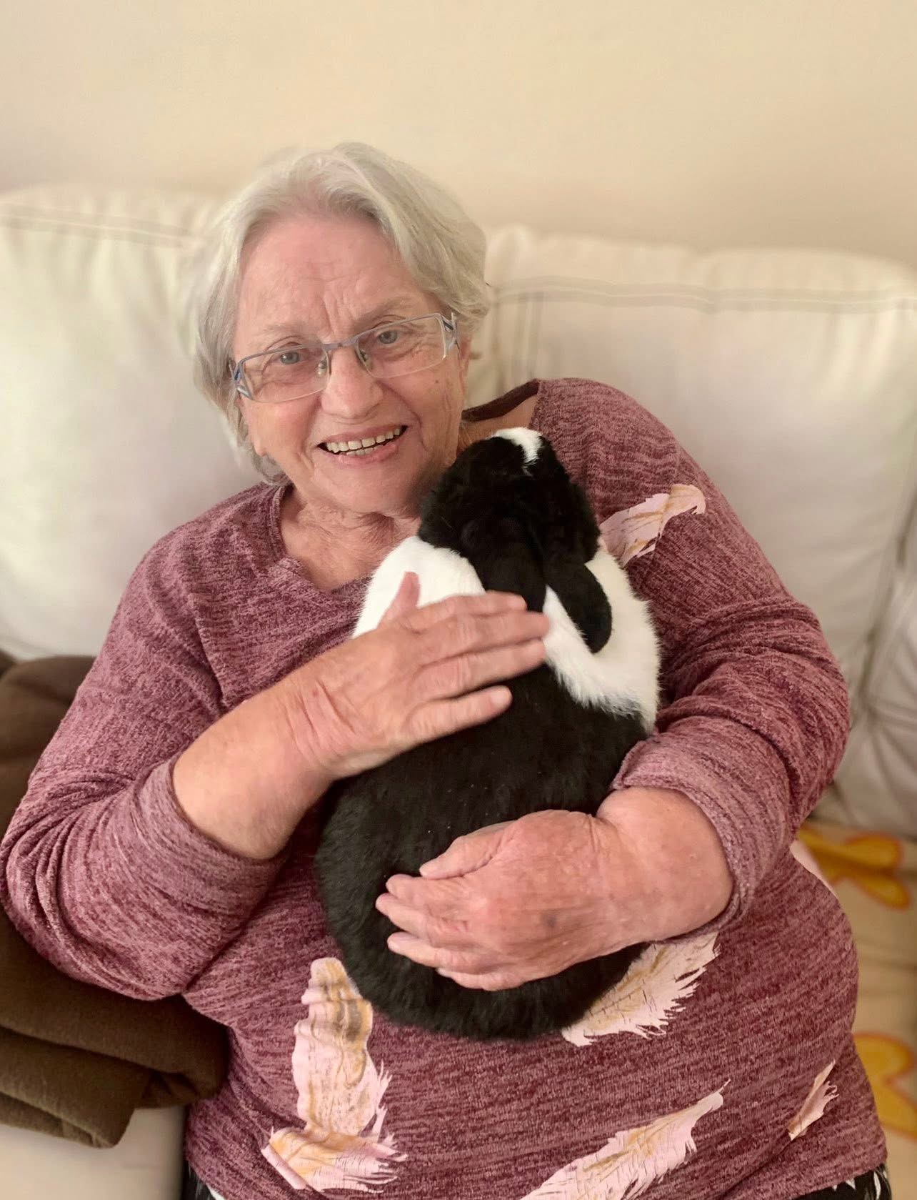 Klientka s králíkem